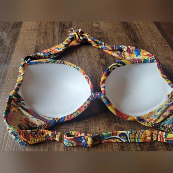 Venus Navy Orage Paisley 2 Piece Set Bikini Swimsuit - Picture 10 of 11